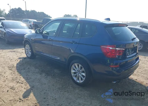 2017 BMW X3 xDrive28I из США, поврежденный, VIN 5UXWX9C53H0T09778